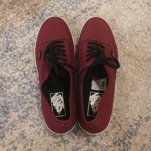 Red Vans Shoes